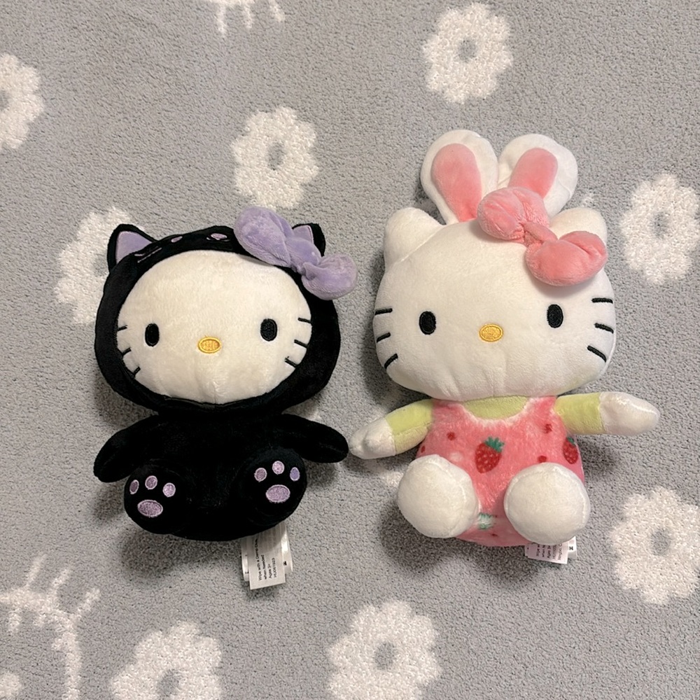 Halloween and Easter Hello Kitty Plushies